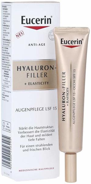 Eucerin Anti-Age Hyaluron-Filler + Elasticity Augencreme LSF 15 15 ml Test  TOP Angebote ab 22,40 € (August 2023)