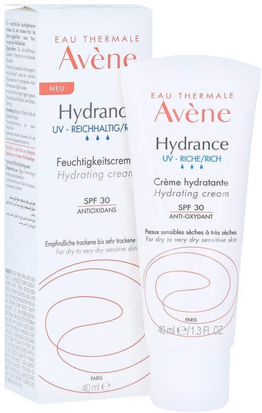 Avène Hydrance UV reichhaltig Feuchtigkeitscreme SPF 30 (40ml)