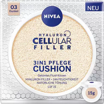 Nivea Hyaluron Cellular Filler 3in1 Cushion 03 dunkel (15ml)