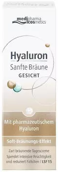 Medipharma Cosmetics Hyaluron Sanfte Bräune Gesicht Creme 50 ml
