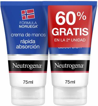 Neutrogena Fast Absorbing Hand Cream (2x75 ml)