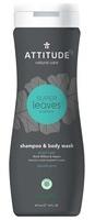 Attitude Super Leaves MEN 2in1 Shampoo & Body Wash Scalp Care (473 ml)