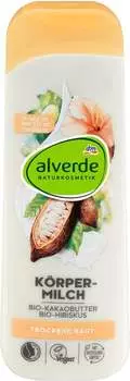 Alverde Naturkosmetik K&ouml;rpermilch Bio-Kakaobutter Bio-Hibiskus Trockene Haut