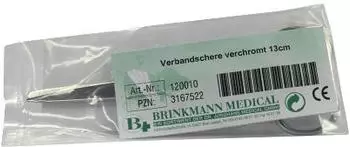 Dr. Junghans Medical Verbandschere Verchromt 13 Cm