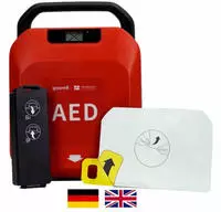 Erste Hilfe Defibrillator mit automatischer Schockabgabe Primedic HeartSave YA,...