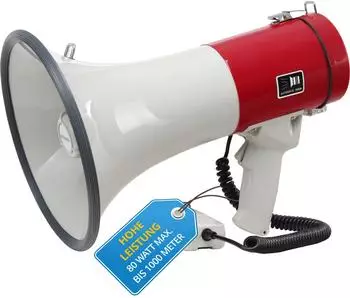 McGrey MP-500HS Megaphon 80W, 1000m Reichweite (MP-500HS)