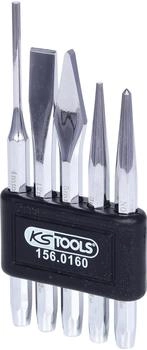 KS Tools Durchtreiber-, Meißel- und Körner-Satz, 5-tlg. (156.0160)