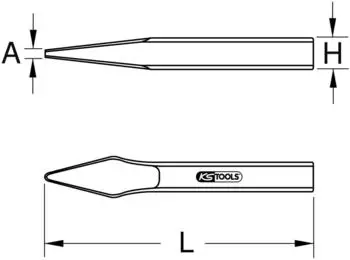 KS Tools BRONZEplus Kreuzmei&szlig;el 250mm (963.2472)