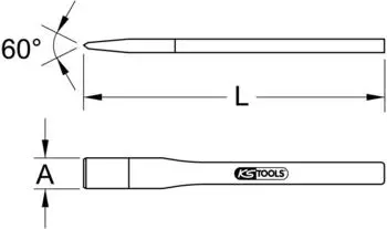 KS Tools BRONZEplus Maurermei&szlig;el 10x150mm (963.2442)
