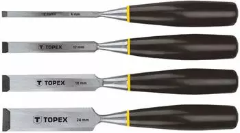 Topex Stechbeitel-Set 6-24mm, 4-tlg. (09A310)