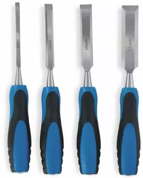 Kinzo Beitelset 4-teilig 6/12/18/25mm Kohlenstoffstahl (871125217128)