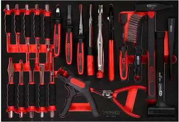 KS Tools Zangen-, Hammer- und Mei&szlig;el-Set, 23-tlg. (811.1023)