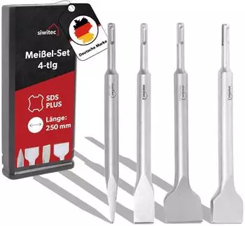 siwitec SDS Plus Mei&szlig;elset 4-teilig, 250mm (SIWITEC_00666)