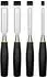 LuxusKollektion Stechbeitel-Set 4-teilig, CRV-Stahl, 6-25mm
