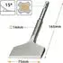 LuxusKollektion Fliesenmeißel SDS-Plus 2er-Set 165x75mm 15° (SDS-PLUS_P07)