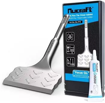 LuxusKollektion SDS-Plus Fliesenmeißel, gebogen 25°, 165x75mm