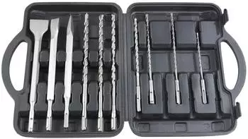 Westfalia Bohrer- und Meißelset SDS-Plus 10-teilig, 5-14mm (WF-958430)