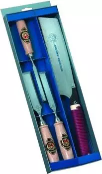 Kirschen Stechbeitel-Satz + Japans&auml;ge 4-teilig