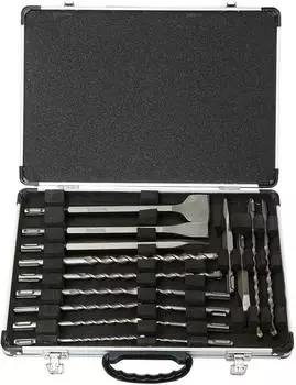Makita Bohrer- und Meißelset 17-tlg im Alu Koffer (D-42444)