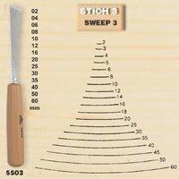 Stubai lang poliert, Form 3, 20 mm (550320)
