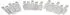 Vigor Equipment Schaber-Satz 16-teilig (V6030)