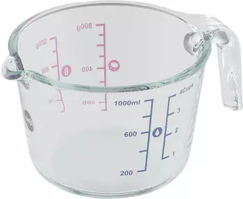 Emsa Messbecher Prep und Bake K32360, 0,5 Liter,