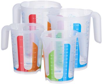 Kigima Messbecher MiraHome, 0,5 / 1 Liter, Set, 4-teilig