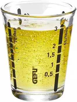 GEFU Mini Messbecher Messi aus Glas, 40 ml (14454)
