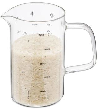 Weis Messbecher aus Borosilikatglas transparent 500ml (109841)