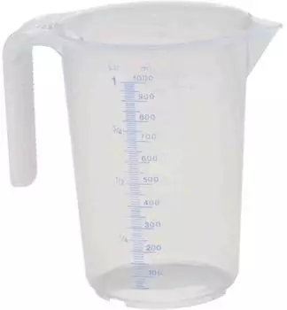IWH Messbecher 1l PP transparent (3301)