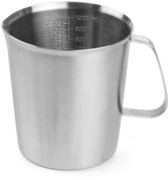 Hendi Messbecher, Edelstahl, 1L, ⌀120x(H)130mm