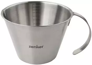 Zenker Messbecher 1L Edelstahl mit Griff (44993)
