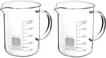 LuxusKollektion Messbecher Borosilikatglas 500ml mit Griff