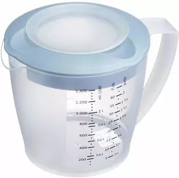 Westmark Helena Rührbecher mit Deckel, 1,4l, blau (3105227B)