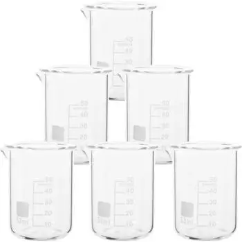 LuxusKollektion Becherglas-Set 50ml, 6 Stück