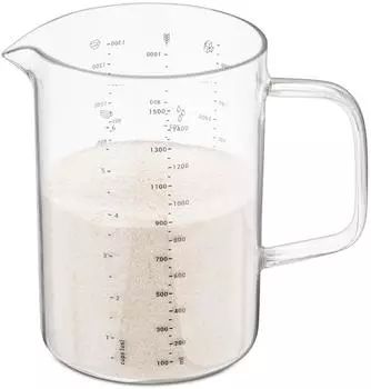 Karl Weis Messbecher Borosilikatglas 1,5L (18528)
