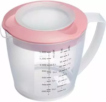 Westmark Helena Rührbecher mit Deckel 1,4L rosa (3105227P)