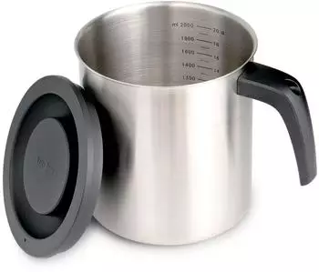 Betty Bossi Messbecher mit Deckel 2L, hitzeresistent (25671)
