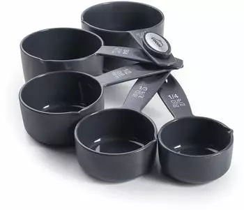 Lacor 5er-Set Messbecher, BPA-freier Kunststoff, stapelbar (67036)