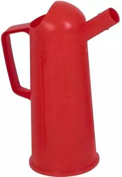 H&uuml;nersdorff Messbecher 1000ml Kunststoff, rot (932600)
