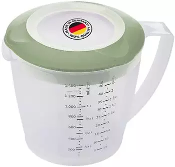 Westmark Helena Rührbecher mit Deckel, 1,4l, mintgrün (3105227M)