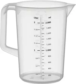 APS Messbecher 2L, Polypropylen, transparent (30048)