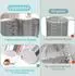 LuxusKollektion Messbecher Edelstahl 1500ml mit Griff, 3-in-1-Skala (ml, oz, Cup)