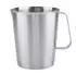 LuxusKollektion Messbecher Edelstahl 2000ml mit Griff für Latte Art