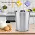 LuxusKollektion Messbecher Edelstahl 2000ml mit Griff für Latte Art
