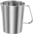 LuxusKollektion Messbecher Edelstahl mit Feinskala, Tropfschutz, 1500ml, BPA-frei