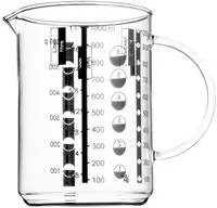 WMF Messbecher "Gourmet" Glas 1 Stk. tlg. Kleinstmengen genau ablesbar