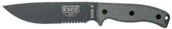 ESEE Knives Model 6 Tactical Gunsmoke, grey handle 6S-TG