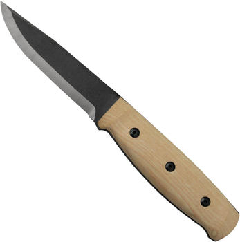 Mora Ash Wood Black Blade Lok 14085