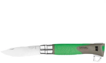 Opinel N&deg;12 Explore Nature Bushcraft Multipurpose green